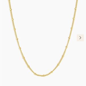 Gorjana Gold Plated Beaded Chain Necklace; includes original bag.